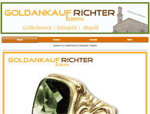 Tablet Screenshot of gold-levermann.de